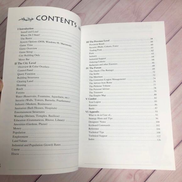 Caesar II Computer Game and Manual 1995 - Picture 6 of 8